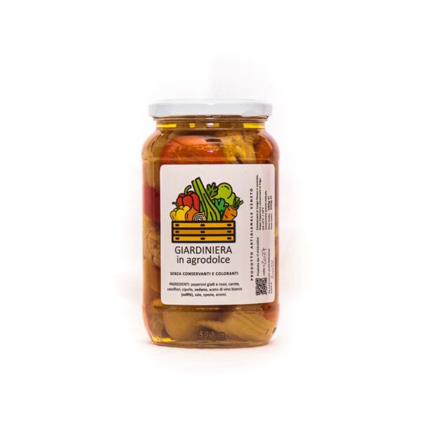 Golosie - Giardiniera di Verdure in agrodolce 580gr