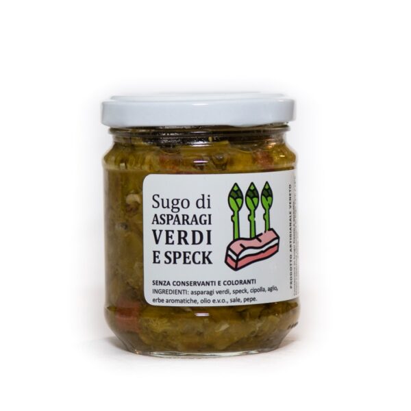 Golosie - Sugo Asparagi verdi e Speck 200gr