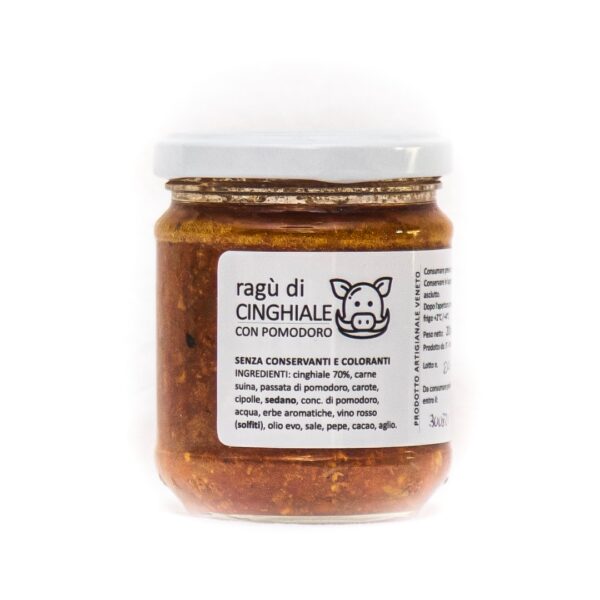 Golosie - Ragù di Cinghiale con pomodoro 200gr
