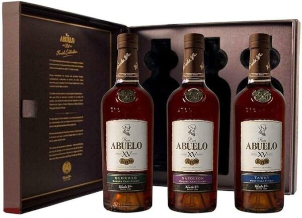 Varela Hermanos - Rum "Abuelo" Cask Finish XV Oloroso, Napoleon, Taxny  3x200ml Cofanetto