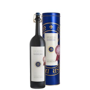 Jacopo Poli - Grappa invecchiata in ex. botti di  "Bolgheri Sassicaia DOC " 500ml Astucciato