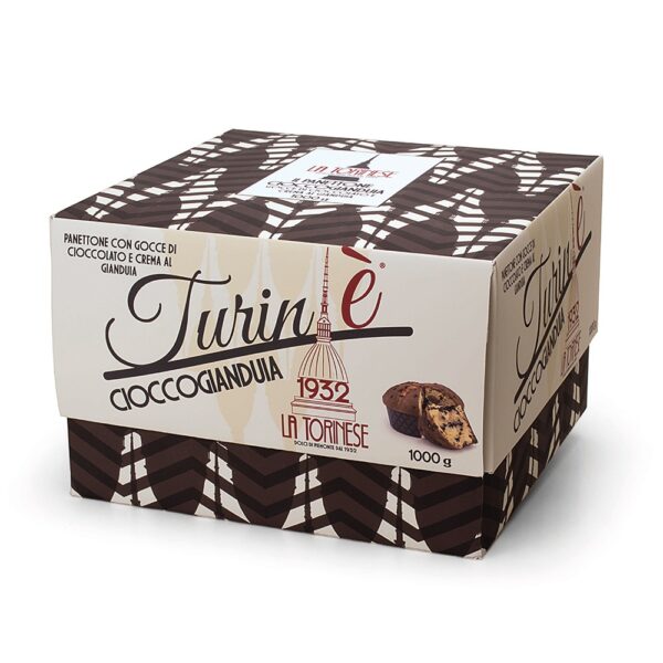 La Torinese 1932 - Panettone CioccoGianduia 1000g Scatola