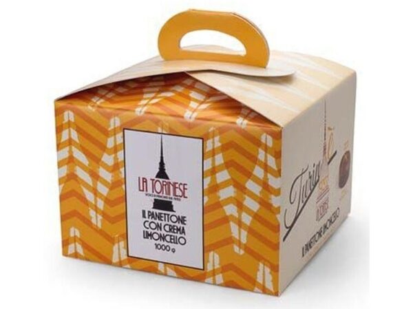 La Torinese 1932 - Panettone con Crema al Limoncello 1000g Scatola