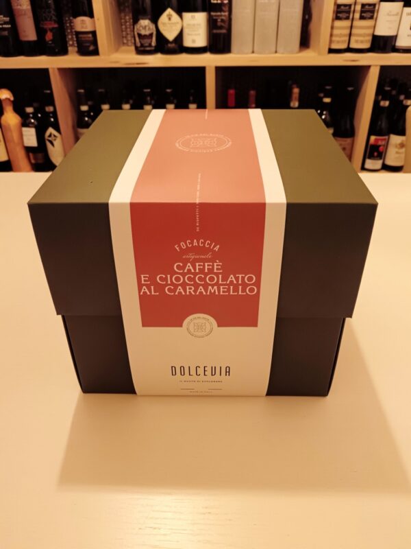 Dolcevia - Focaccia al Caffè e Cioccolato al Caramello 750g