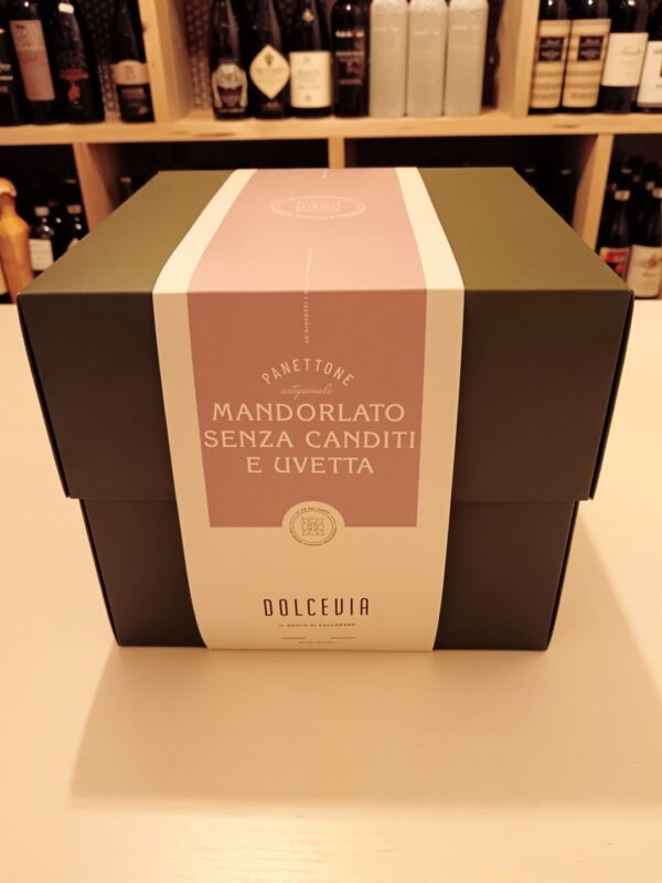 Dolcevia - Panettone Mandorlato senza Canditi e Uvetta 1000g