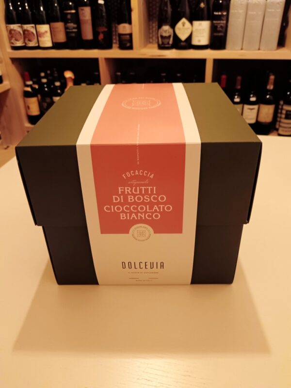 Dolcevia - Focaccia ai Frutti di Bosco e Cioccolato Bianco 750g
