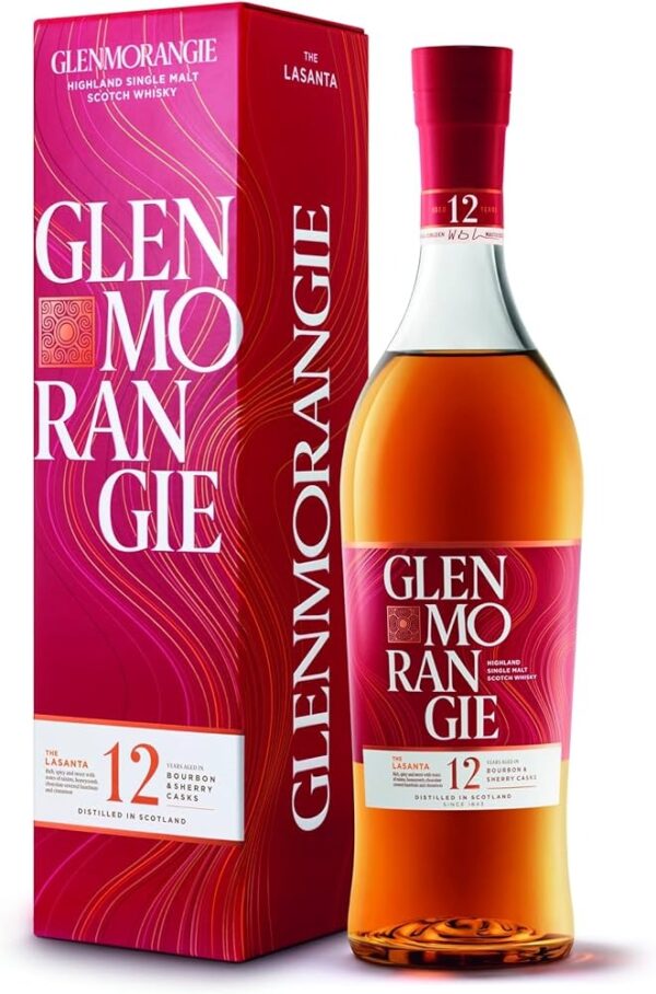 Glenmorangie - Single Malt Scotch Whisky Highland 12YO Bourbon and Sherry Cask Finished "The Lasanta" 700ml Astucciato